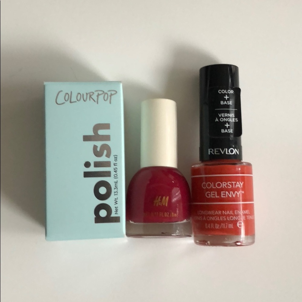 Colourpop Revlon H&M nail polish bundle